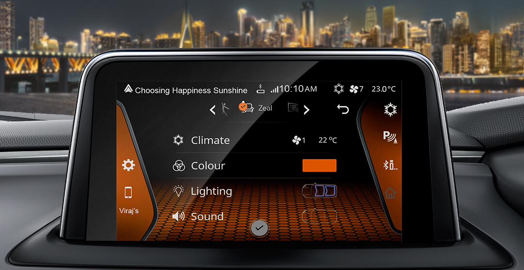Customizable Infotainment Theme