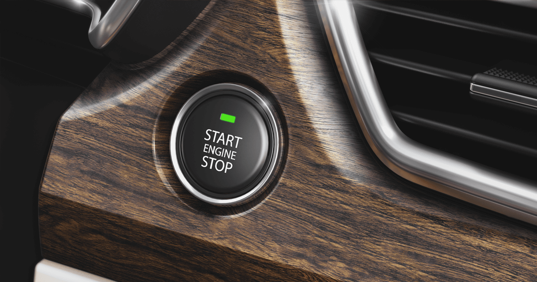 Tata Harrier Push Start Button