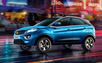 TATA Nexon Blue Colour Variant