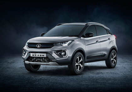 TATA Nexon Pure Silver Color Variant