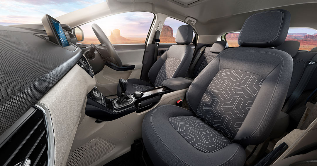 Tata Nexon Rear Seating and Armrest